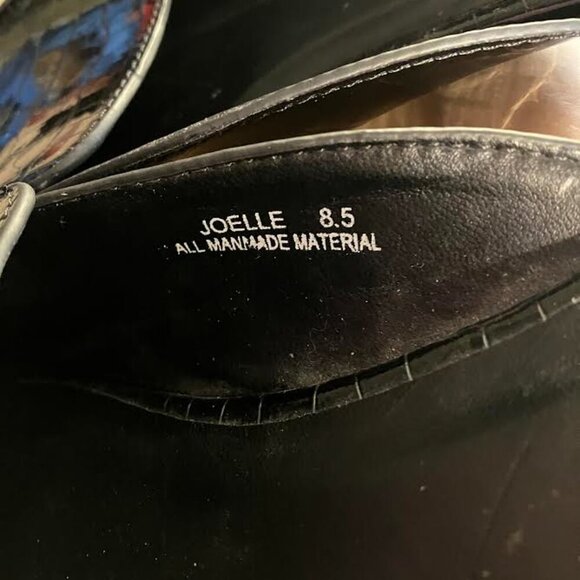 Lulus Joelle Croc Black Loafer Slides Size 8.5 NWOT - Picture 8 of 10